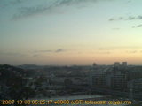 展望カメラtotsucam映像: 戸塚駅周辺から東戸塚方面を望む 2007-10-06(土) dawn
