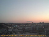 展望カメラtotsucam映像: 戸塚駅周辺から東戸塚方面を望む 2008-02-28(木) dawn