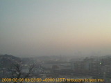 展望カメラtotsucam映像: 戸塚駅周辺から東戸塚方面を望む 2009-02-06(金) dawn