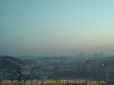 展望カメラtotsucam映像: 戸塚駅周辺から東戸塚方面を望む 2009-02-12(木) dawn