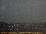 展望カメラtotsucam映像: 戸塚駅周辺から東戸塚方面を望む 2010-02-28(日) dawn