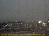 展望カメラtotsucam映像: 戸塚駅周辺から東戸塚方面を望む 2007-01-02(火) dusk