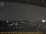 展望カメラtotsucam映像: 戸塚駅周辺から東戸塚方面を望む 2007-04-28(土) dusk
