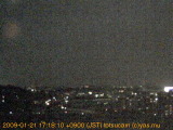 展望カメラtotsucam映像: 戸塚駅周辺から東戸塚方面を望む 2009-01-21(水) dusk