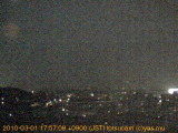 展望カメラtotsucam映像: 戸塚駅周辺から東戸塚方面を望む 2010-03-01(月) dusk
