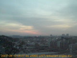 展望カメラtotsucam映像: 戸塚駅周辺から東戸塚方面を望む 2007-09-13(木) dawn