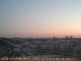 展望カメラtotsucam映像: 戸塚駅周辺から東戸塚方面を望む 2008-02-21(木) dawn