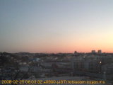 展望カメラtotsucam映像: 戸塚駅周辺から東戸塚方面を望む 2008-02-25(月) dawn