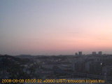 展望カメラtotsucam映像: 戸塚駅周辺から東戸塚方面を望む 2008-09-09(火) dawn