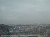 展望カメラtotsucam映像: 戸塚駅周辺から東戸塚方面を望む 2009-02-16(月) dawn