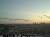 展望カメラtotsucam映像: 戸塚駅周辺から東戸塚方面を望む 2013-10-21(月) dawn
