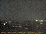展望カメラtotsucam映像: 戸塚駅周辺から東戸塚方面を望む 2006-07-18(火) dusk