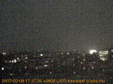 展望カメラtotsucam映像: 戸塚駅周辺から東戸塚方面を望む 2007-02-09(金) dusk
