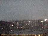 展望カメラtotsucam映像: 戸塚駅周辺から東戸塚方面を望む 2007-07-03(火) dusk