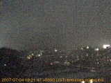 展望カメラtotsucam映像: 戸塚駅周辺から東戸塚方面を望む 2007-07-04(水) dusk