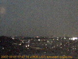 展望カメラtotsucam映像: 戸塚駅周辺から東戸塚方面を望む 2007-10-01(月) dusk