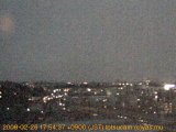 展望カメラtotsucam映像: 戸塚駅周辺から東戸塚方面を望む 2008-02-26(火) dusk