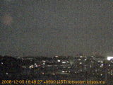 展望カメラtotsucam映像: 戸塚駅周辺から東戸塚方面を望む 2008-12-05(金) dusk