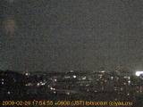 展望カメラtotsucam映像: 戸塚駅周辺から東戸塚方面を望む 2009-02-26(木) dusk