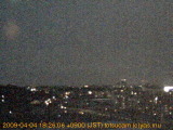 展望カメラtotsucam映像: 戸塚駅周辺から東戸塚方面を望む 2009-04-04(土) dusk