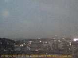 展望カメラtotsucam映像: 戸塚駅周辺から東戸塚方面を望む 2010-02-02(火) dusk