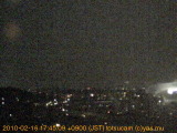 展望カメラtotsucam映像: 戸塚駅周辺から東戸塚方面を望む 2010-02-16(火) dusk