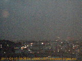 展望カメラtotsucam映像: 戸塚駅周辺から東戸塚方面を望む 2011-03-15(火) dusk