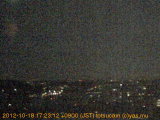 展望カメラtotsucam映像: 戸塚駅周辺から東戸塚方面を望む 2012-10-18(木) dusk